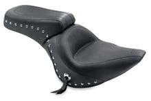 Load image into Gallery viewer, Mustang 06-17 Harley Softail Wide Tire (200mm) Standard Touring 1PC Seat w/Studs - Black