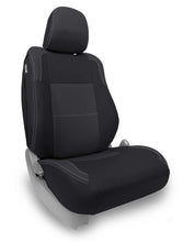 Load image into Gallery viewer, PRP 12-15 Toyota Tacoma Front Seat Covers/ Fold Flat Edition (Pair) - Black/Grey