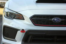 Load image into Gallery viewer, Perrin 18-21 WRX/STI / 13-20 &amp; 2022 BRZ / 17-20 Toyota 86 Front Tow Hook Kit - Red