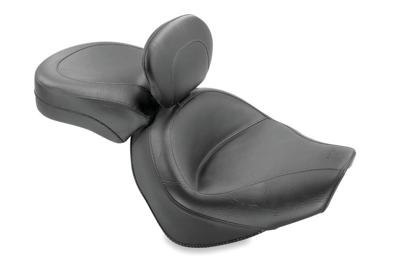Mustang 05-09 Suzuki Boulevard C90, C90T Standard Touring 2PC Seat w/Dr Backrest - Black