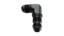 Load image into Gallery viewer, Vibrant -8AN Bulkhead Adapter 90 Degree Elbow Fitting - Anodized Black Only