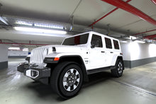 Load image into Gallery viewer, Rally Armor 18-22 Jeep JL Wrangler Black UR Mud Flap w/ Grey Logo