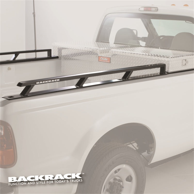 BackRack 99-16 Superduty 8ft Bed Siderails - Toolbox 21in