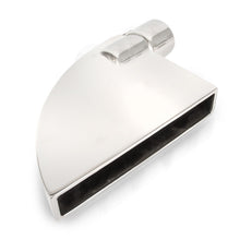 Load image into Gallery viewer, Stainless Works Boxxter Exhaust Tips 90 Degree 2 1/2in ID Inlet