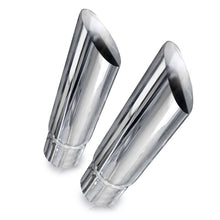 Load image into Gallery viewer, Stainless Works Slash Cut Exhaust Tips 3in ID Inlet