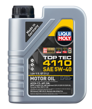 Load image into Gallery viewer, LIQUI MOLY 1L Top Tec 4110 Motor Oil 5W40