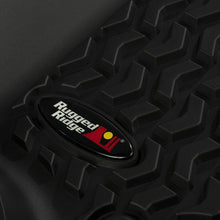 Load image into Gallery viewer, Rugged Ridge Floor Liner Rear Black 2018-2020 Jeep Wrangler JL 2 Dr