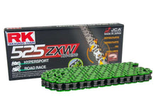 Load image into Gallery viewer, RK Chain MM525ZXW-100L XW-Ring - Green