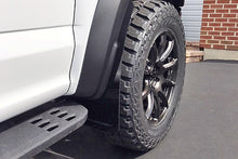 Load image into Gallery viewer, Rally Armor 17-20 Ford F-150 Raptor Black UR Mud Flap w/ White Logo