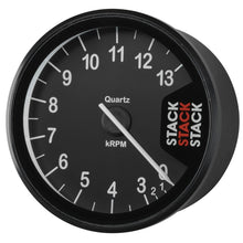 Load image into Gallery viewer, Autometer Stack Clubman Tachometer 80mm 0-3-13K RPM - Black