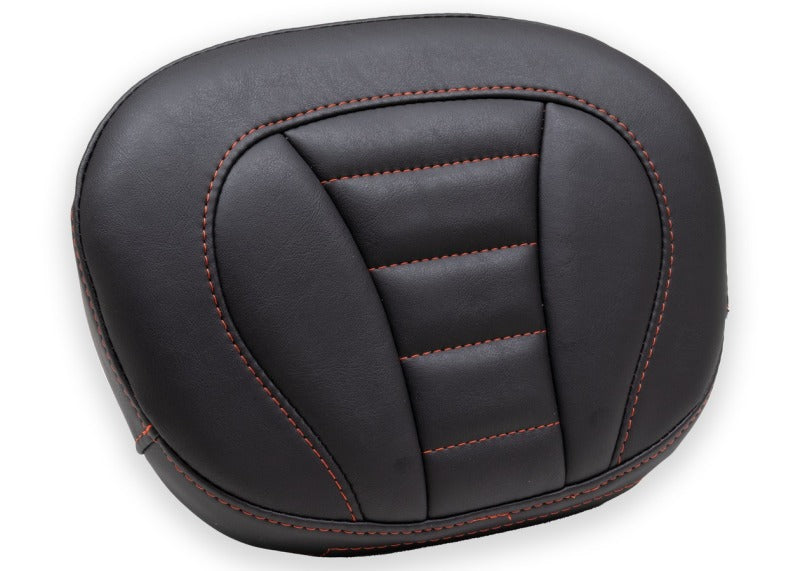 Mustang 08-21 Harley Road King, 08-23 Street Glide Trike Sissy Bar Pad Deluxe - Black