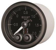 Load image into Gallery viewer, Autometer Stack 52mm -1 to +2 Bar (Incl T-Fitting) Pro-Control Boost Pressure Gauge - Black