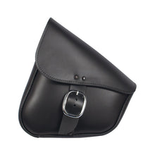 Load image into Gallery viewer, Willie &amp; Max HD Softails,Yam Rd Stars,Kaw Vulcan 900,Suz C50 Swingarm Bag w/ Chrome Buckle - Black