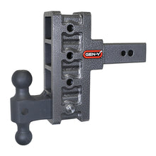 Load image into Gallery viewer, Gen-Y Mega Duty 2.5in Shank 6in Offset Drop 3500lb TW 32K Hitch w/GH-0161 Dual-Ball
