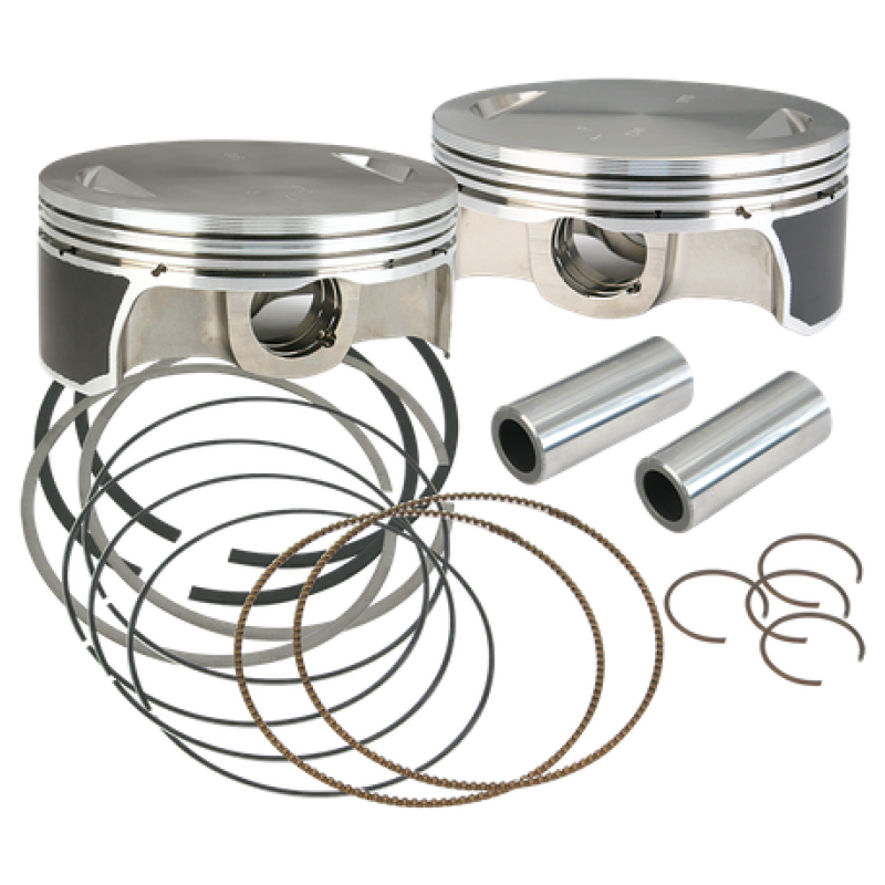 S&S Cycle Piston/Set/4-1/8in/.020in/FD/Packaged/.927in WP/Revised/HSF/2007+ BT