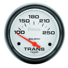 Load image into Gallery viewer, Autometer Phantom 2-5/8in 100-250 Degree F Electric Transmission Temp Gauge