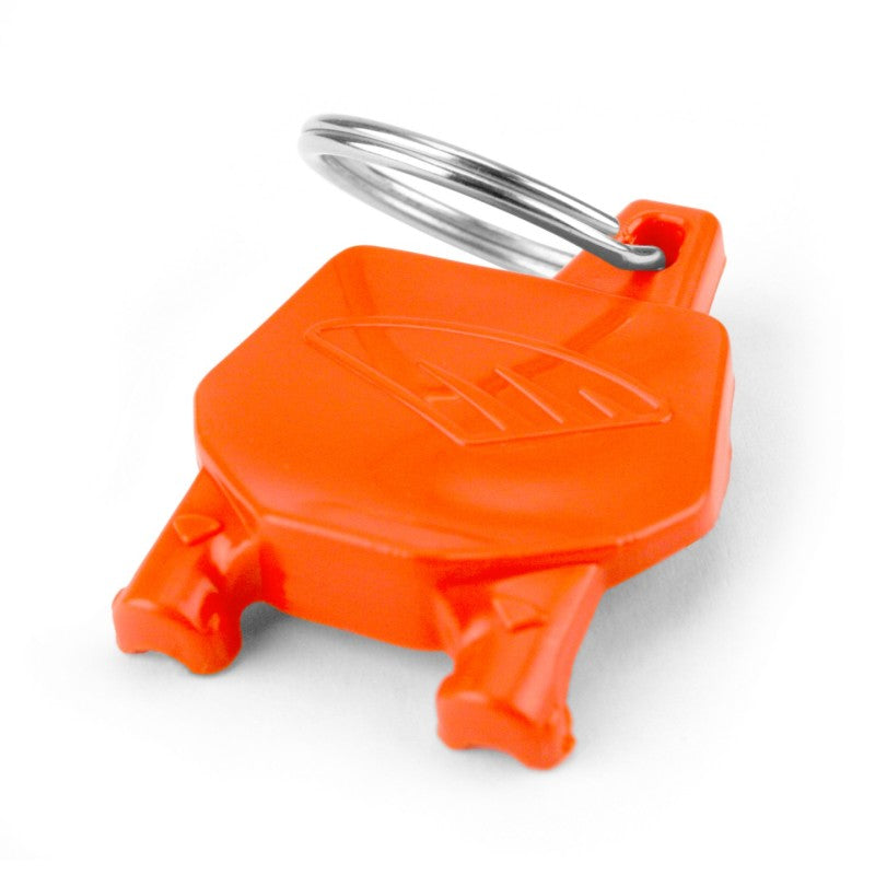 Cycra Key Ring with Number Plate Orange