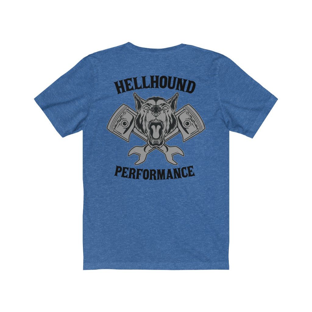 Two Tone Hellhound Performance Classic Unisex Jersey Short Sleeve Tee