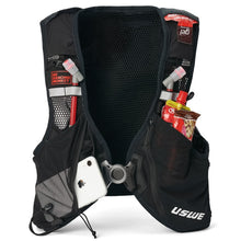 Load image into Gallery viewer, USWE Pace 14L Trail Running Vest Carbon Black - Small