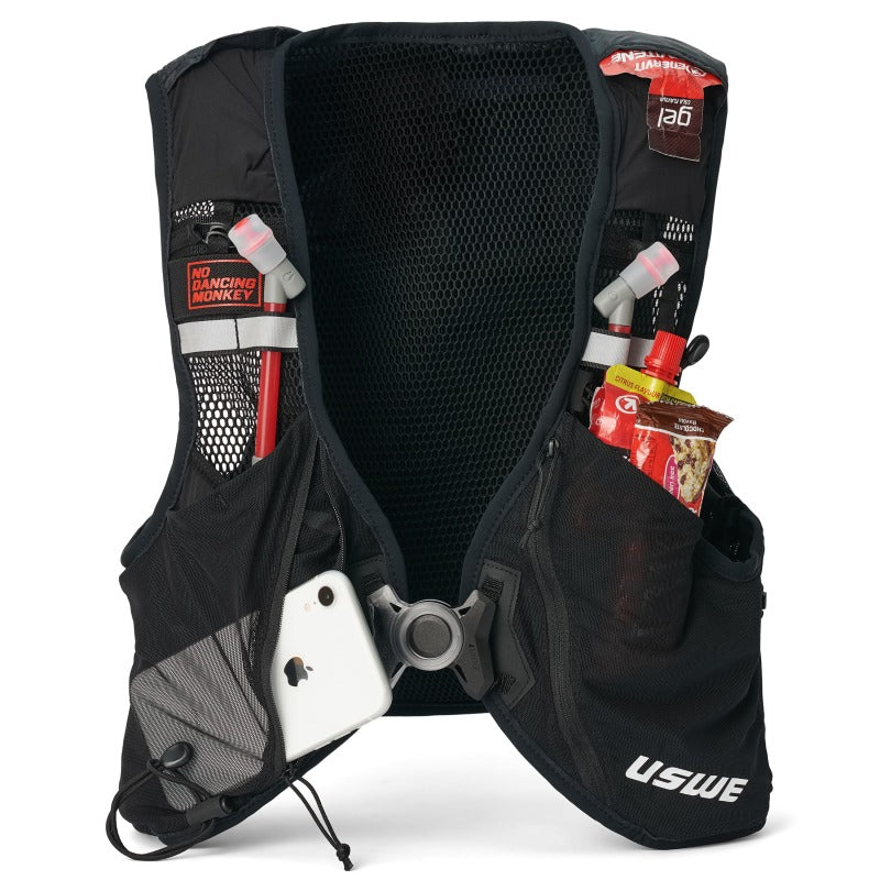 USWE Pace 14L Trail Running Vest Carbon Black - Medium