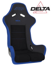 Load image into Gallery viewer, PRP Delta Composite Seat- Black/Blue (PRP Blue Outline/Delta Blue- Blue Stitching/201-263-201-V)
