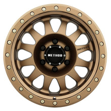 Load image into Gallery viewer, Method MR304 Double Standard 16x8 0mm Offset 6x5.5 108mm CB Method Bronze Wheel