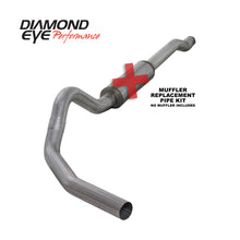 Load image into Gallery viewer, Diamond Eye KIT 4in CB MFLR RPLCMENT PIPE SGL AL: 03-07 FORD 6.0L F250/F350