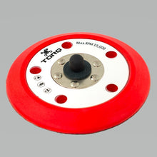 Load image into Gallery viewer, Chemical Guys TORQ R5 Dual-Action Red Backing Plate w/Hyper Flex Technology - 6in