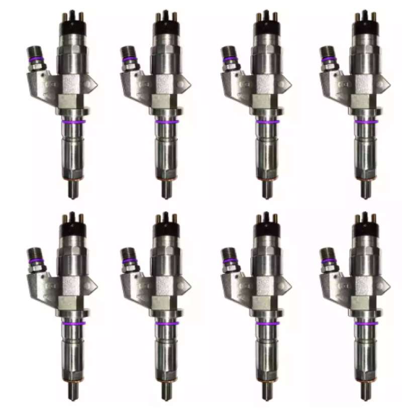 Exergy 01-04 Chevy Duramax LB7 Reman 250% Over Injector (Set of 8)