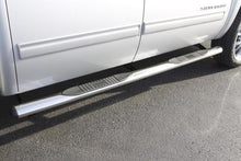 Load image into Gallery viewer, Lund 05-17 Nissan Frontier Crew Cab 4in. Oval Straight SS Nerf Bars - Polished