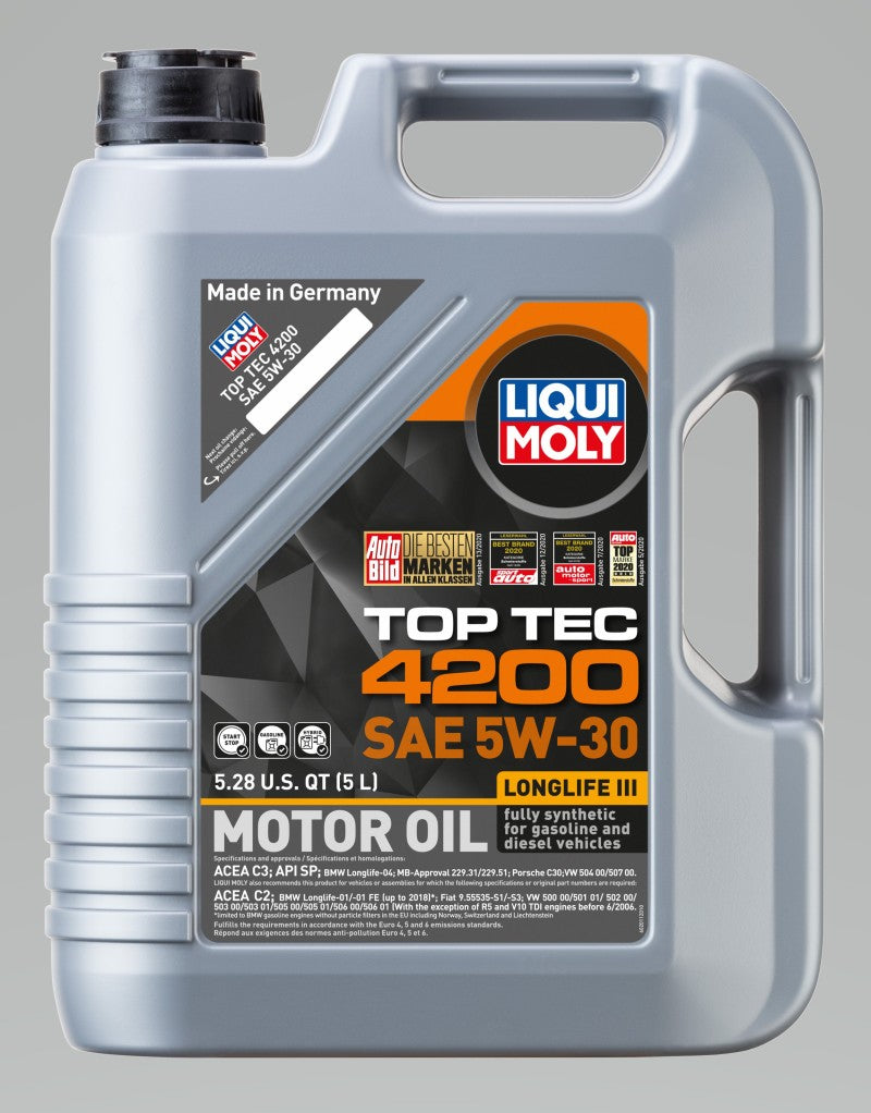 LIQUI MOLY 5L Top Tec 4200 Motor Oil 5W30