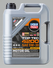 Load image into Gallery viewer, LIQUI MOLY 5L Top Tec 4200 Motor Oil 5W30
