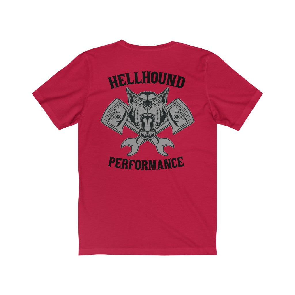 Two Tone Hellhound Performance Classic Unisex Jersey Short Sleeve Tee