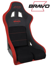 Load image into Gallery viewer, PRP Bravo Composite Seat- Black/Red (PRP Red Outline/Bravo Red- Red Stitching)