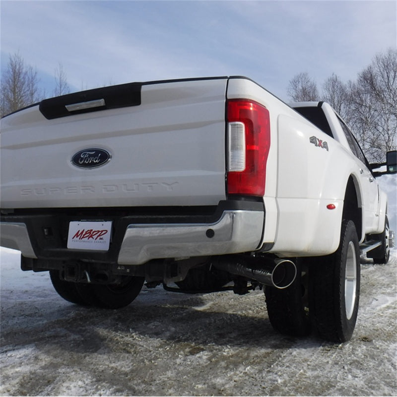 MBRP 17-19 Ford F-250/350/450 6.7L Ex. Reg Cab 5in Filter Back Single Tip T409 Exhaust System