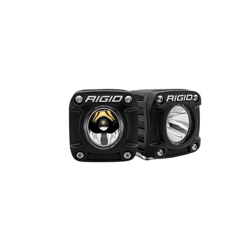 Rigid Industries Revolve Pod with White Trim Ring - Pair