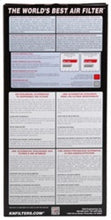Load image into Gallery viewer, K&amp;N Replacement Panel Air Filter Citroen/Peugeot 04-10 C5/C6/407