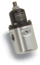 Load image into Gallery viewer, Edelbrock Fuel Pressure Regulator Carbureted 160 GPH 5-10 PSI 3/8In In/Out Returnless Blue/Clear
