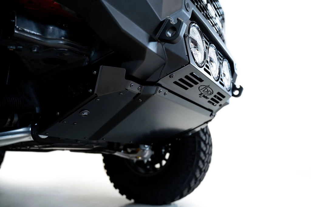 Addictive Desert Designs 21-22 Ford Bronco Bomber Front Bumper (w/ 3 Rigid 360 Mounts)