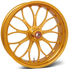 Load image into Gallery viewer, Performance Machine 21x3.5 Forged Revolution Wheel - Gold Ano