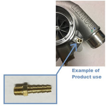 Load image into Gallery viewer, ATP Pressure Port (Boost Nipple) Straight Out 1/8inch NPT to 1/4inch Barb Fitting