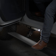 Load image into Gallery viewer, Go Rhino 15-23 Ford F-150 SC &amp; 17-22 F-250/350 SD SC 4dr E-BOARD E1 Running Board Kit - Tex. Blk