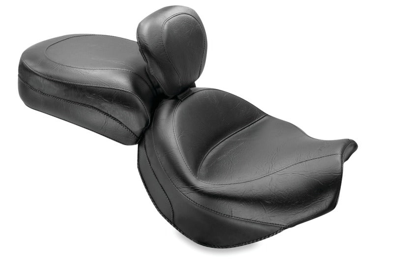 Mustang 04-10 Kawasaki Vulcan 2000 Classic,LT Standard Touring 2PC Seat Backrest - Black