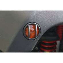 Load image into Gallery viewer, Rugged Ridge 07-18 Jeep Wrangler JK Black Side Marker Light Euro Guards