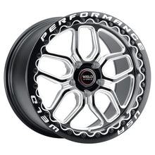 Load image into Gallery viewer, Weld S907 17X11 Laguna Beadlock 5X120.7 ET43 BS7.75 Gloss Black MIL Dia 78.1