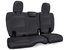 Load image into Gallery viewer, PRP 2018+ Jeep Wrangler JLU/4 Door Rear Bench Cover w/ Cloth Interior - Black w/ Red Stitching