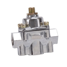 Load image into Gallery viewer, Edelbrock Fuel Pressure Regulator Carbureted 180 GPH 5-10 PSI -10 In/Out -6 Return Red/Clear