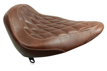 Load image into Gallery viewer, Mustang 84-06 Harley Standard Rear Tire Wide Tripper Solo Seat Diamond Stitch- Distressed Brown