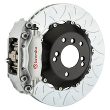 Load image into Gallery viewer, Brembo 06-12 325i (Excl. xDrive) Rr GT BBK 4 Pist Cast 2pc 345x28 2pc Rotor Slotted Type3-Silver