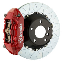 Load image into Gallery viewer, Brembo 03-07 Cayenne/S/Turbo Rr GT BBK 4Pis Cast 380x28 2pc Rotor Slotted Type3-Red